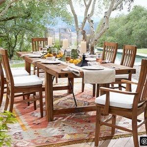 Pottery Barn Linen Hemstitch Table Runner